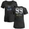 Women's Franmil Reyes Midnight Mascot V-Neck T-Shirt - Black