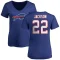 Women's Fred Jackson Name & Number Slim Fit T-Shirt - Royal