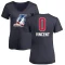 Women's Gabe Vincent Name and Number Banner Wave V-Neck T-Shirt - Navy