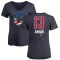 Women's Gabriel Arias Name and Number Banner Wave V-Neck T-Shirt - Navy