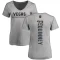 Women's Gage Quinney Backer Slim Fit V-Neck T-Shirt - Heathered Gray