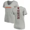 Women's Gale Sayers Backer V-Neck T-Shirt - Ash