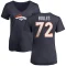 Women's Garett Bolles Name & Number Slim Fit T-Shirt - Navy