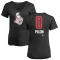 Women's Garrett Pilon Name and Number Banner Wave V-Neck T-Shirt - Black