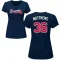 Women's Gary Matthews Name & Number T-Shirt - Navy