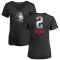 Women's Gary Redus Midnight Mascot V-Neck T-Shirt - Black