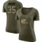 Women's Gavin Heslop Legend Salute to Service Scoop Neck T-Shirt - Olive