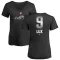 Women's Gavin Lux Midnight Mascot V-Neck T-Shirt - Black