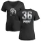 Women's Gaylord Perry Midnight Mascot V-Neck T-Shirt - Black