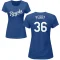 Women's Gaylord Perry Name & Number T-Shirt - Royal