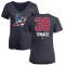 Women's Gene Tenace Name and Number Banner Wave V-Neck T-Shirt - Navy