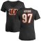 Women's Geno Atkins Name & Number Slim Fit T-Shirt - Black