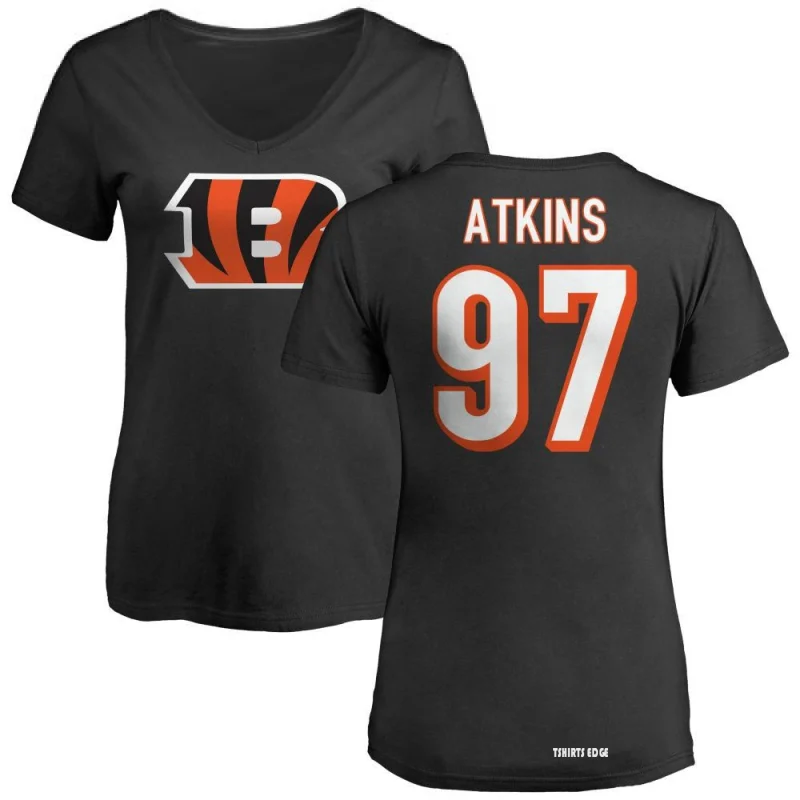 Black Men's Geno Atkins Cincinnati Bengals Elite Team Color Vapor