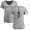 Women's Geno Smith Backer V-Neck T-Shirt - Ash