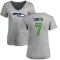 Women's Geno Smith Name & Number Slim Fit T-Shirt - Ash