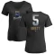 Women's George Brett Midnight Mascot V-Neck T-Shirt - Black