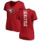 Women's George Kittle Backer Slim Fit T-Shirt - Red