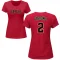 Women's Geraldo Perdomo Name & Number T-Shirt - Crimson