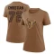 Women's Geron Christian Legend 2023 Salute To Service Performance T-Shirt - Brown