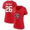 Women's Gerry Mayhew 2023 Stanley Cup Final Name & Number V-Neck T-Shirt - Red