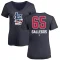 Women's Giovanny Gallegos Name and Number Banner Wave V-Neck T-Shirt - Navy