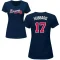 Women's Glenn Hubbard Name & Number T-Shirt - Navy