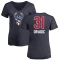 Women's Goran Dragic Name and Number Banner Wave V-Neck T-Shirt - Navy