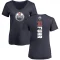 Women's Grant Fuhr Backer Slim Fit V-Neck T-Shirt - Navy