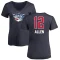 Women's Grayson Allen Name and Number Banner Wave V-Neck T-Shirt - Navy