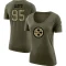 Women's Greg Lloyd Legend Salute to Service Scoop Neck T-Shirt - Olive