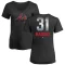 Women's Greg Maddux Midnight Mascot V-Neck T-Shirt - Black