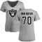 Women's Greg Van Roten Name & Number Slim Fit T-Shirt - Ash