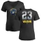 Women's Greg Vaughn Midnight Mascot V-Neck T-Shirt - Black