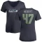 Women's Griffin Hebert Name & Number Slim Fit T-Shirt - Navy