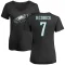 Women's Haason Reddick Name & Number Slim Fit T-Shirt - Black