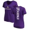 Women's Hakeem Adeniji Backer Slim Fit T-Shirt - Purple