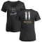 Women's Hal Mcrae Midnight Mascot V-Neck T-Shirt - Black