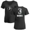 Women's Harold Baines Midnight Mascot V-Neck T-Shirt - Black