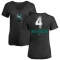 Women's Harold Reynolds Midnight Mascot V-Neck T-Shirt - Black