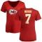 Women's Harrison Butker Name & Number Slim Fit T-Shirt - Red