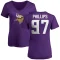 Women's Harrison Phillips Name & Number Slim Fit T-Shirt - Purple