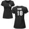 Women's Herb Score Name & Number T-Shirt - Black