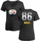 Women's Hines Ward Midnight Mascot T-Shirt - Black