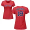 Women's Hirokazu Sawamura Name & Number T-Shirt - Red