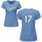 Women's Hunter Dozier Name & Number T-Shirt - Light Blue