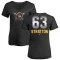 Women's Hunter Stratton Midnight Mascot V-Neck T-Shirt - Black