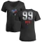 Women's Hyun Jin Ryu Midnight Mascot V-Neck T-Shirt - Black