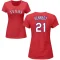 Women's Ian Kennedy Name & Number T-Shirt - Red