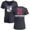 Women's Igor Shesterkin Name and Number Banner Wave V-Neck T-Shirt - Navy