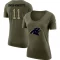 Women's Ihmir Smith-Marsette Legend Salute to Service Scoop Neck T-Shirt - Olive